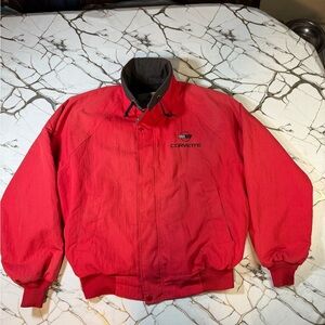 Corvette Red Men's Bomber Jacket